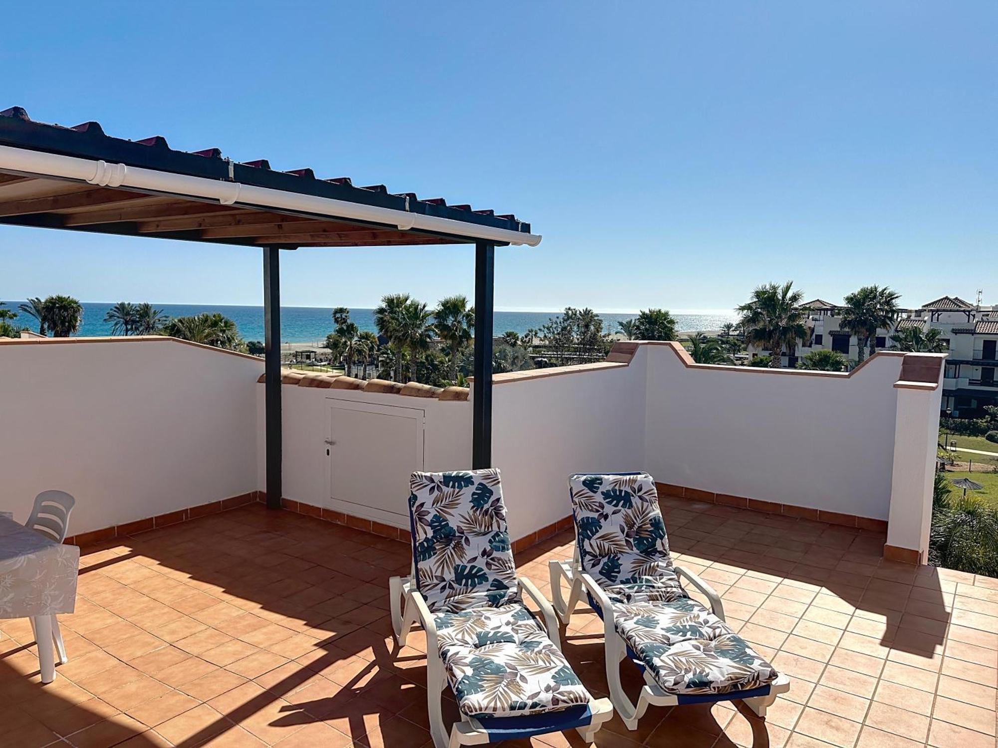Vive Vera Rentals - Atico En 1º Linea Con Vistas Al Mar Exterior photo